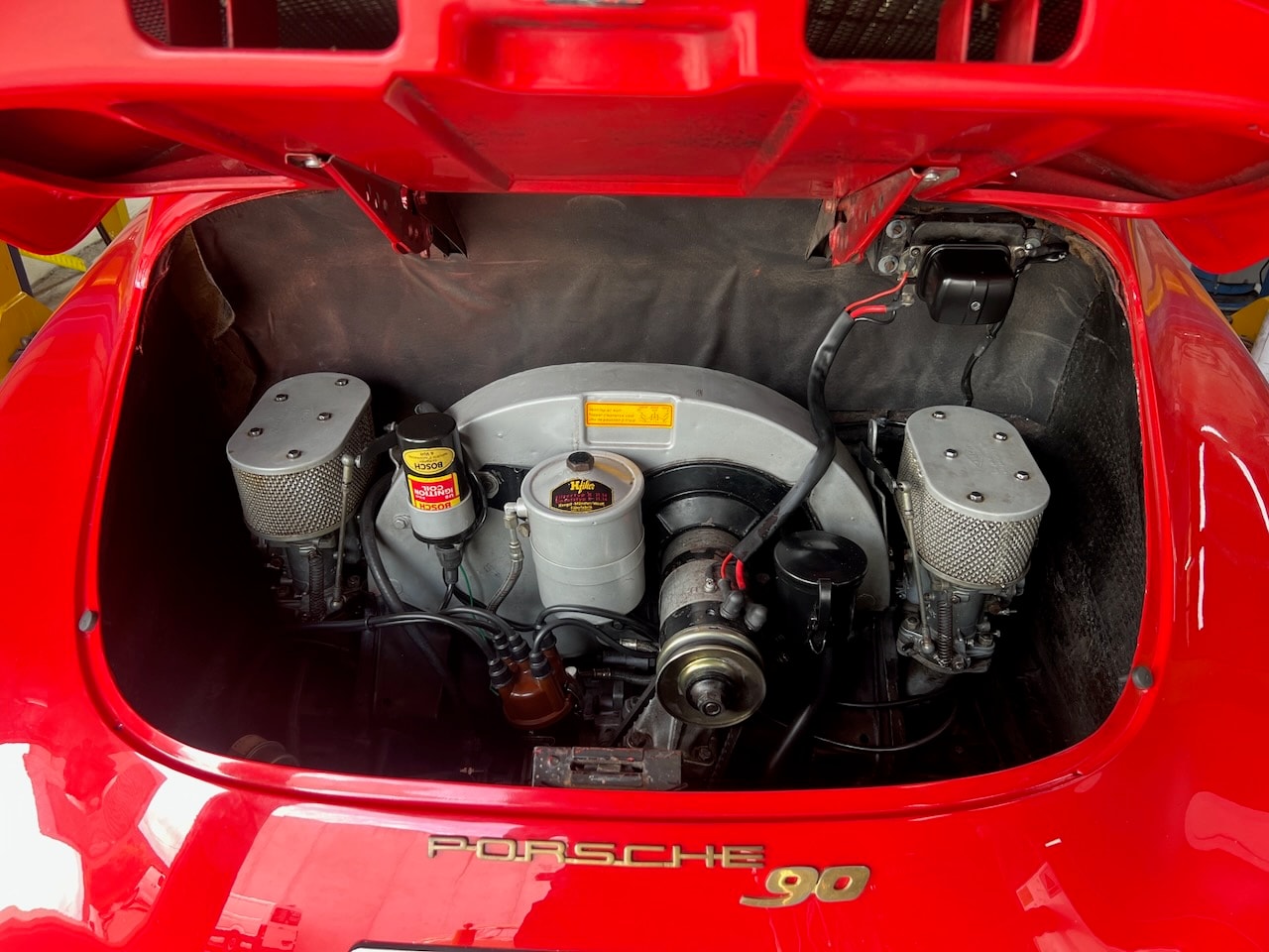 Karmann Ghia engine bay restoration — air-cooled VW specialist Melbourne