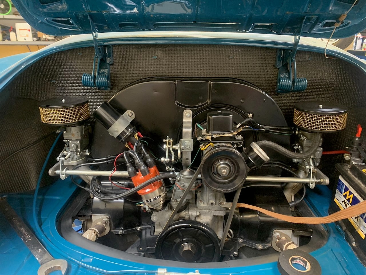 VW Type 3 engine bay restoration — classic Volkswagen specialist Melbourne